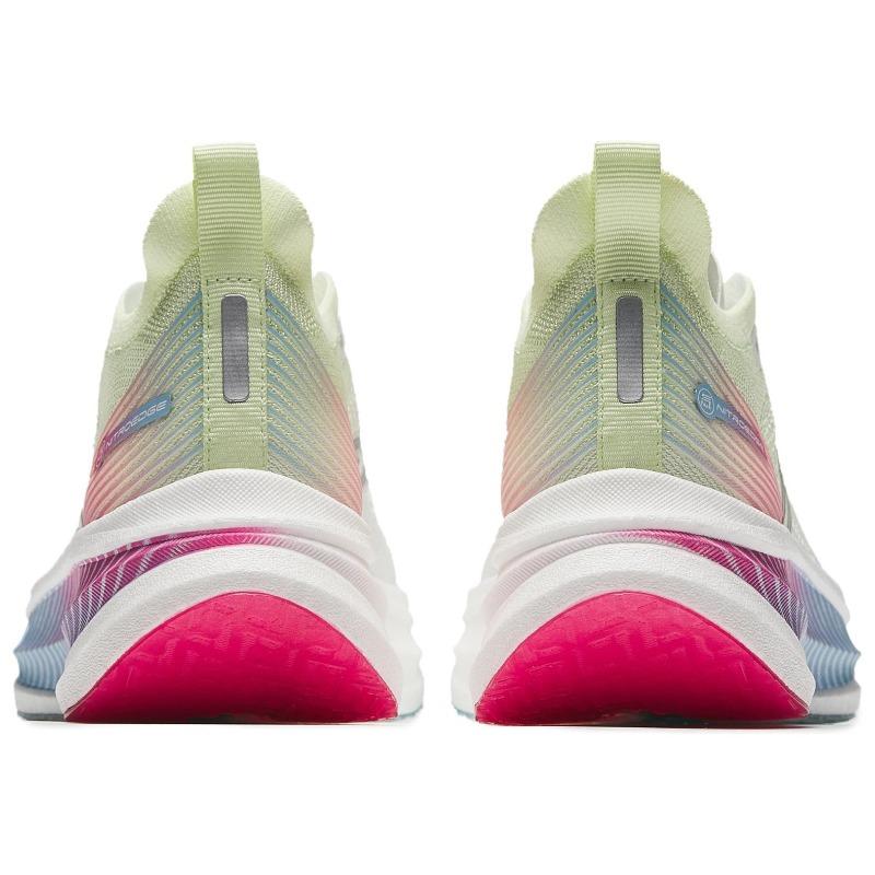 Anta Marathon Cushioning Breathable Low-Top Full-Length Carbon Plate Training Running Shoes Women Sneaker White Blue 922425588-7