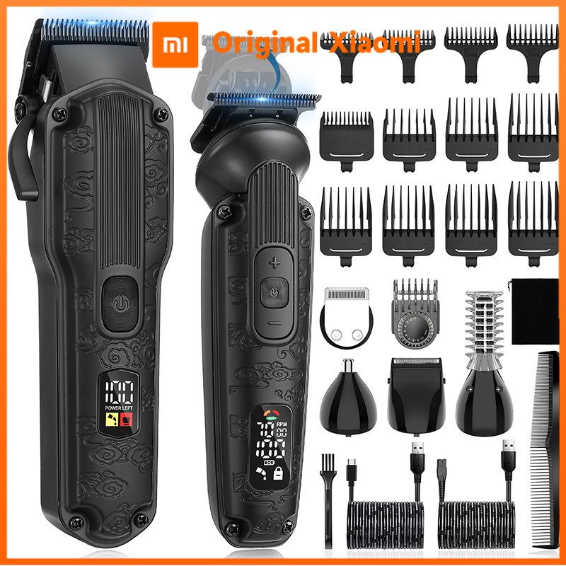 Xiaomi2PC Professional Hair Cutting Machine Cordless Beard Trimmer Electric Clipper for Men USB Rechargeable Barber Tool