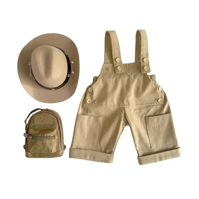 Entzückende Baby-Fotoshooting-Strampler-Hut Weiches Polyester-Outfit für Neugeborene 0-1 Monat Sichere Fotosession Geschenk