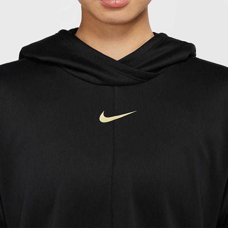 Nike Sweatshirts Women's Black Hooded Moderate Regular CZ1616-010
