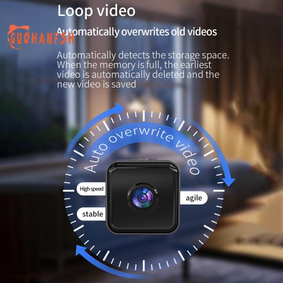 1080P WiFi Smart Home-Überwachungskamera – Infrarot-Nachtsicht, HD-kompatibel, Bewegungserkennung, Heimüberwachungskamera