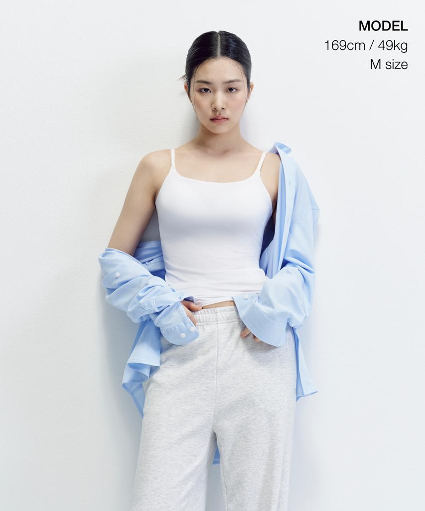 MUSINSA STANDARD WOMAN [Cooltandard] Women'S Variable Lounge Sweatpants [Melange Light Gray]