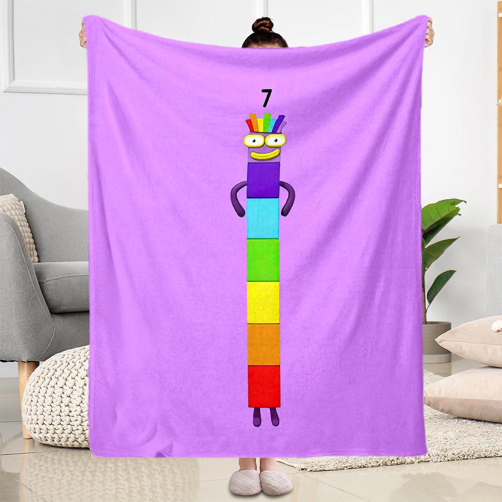 Numberblocks Blanket Comfortable Perfect for Sofa Bed Couch for All Occasions Stylish Decor Ideal Gift For Birthday Valentine'S Day