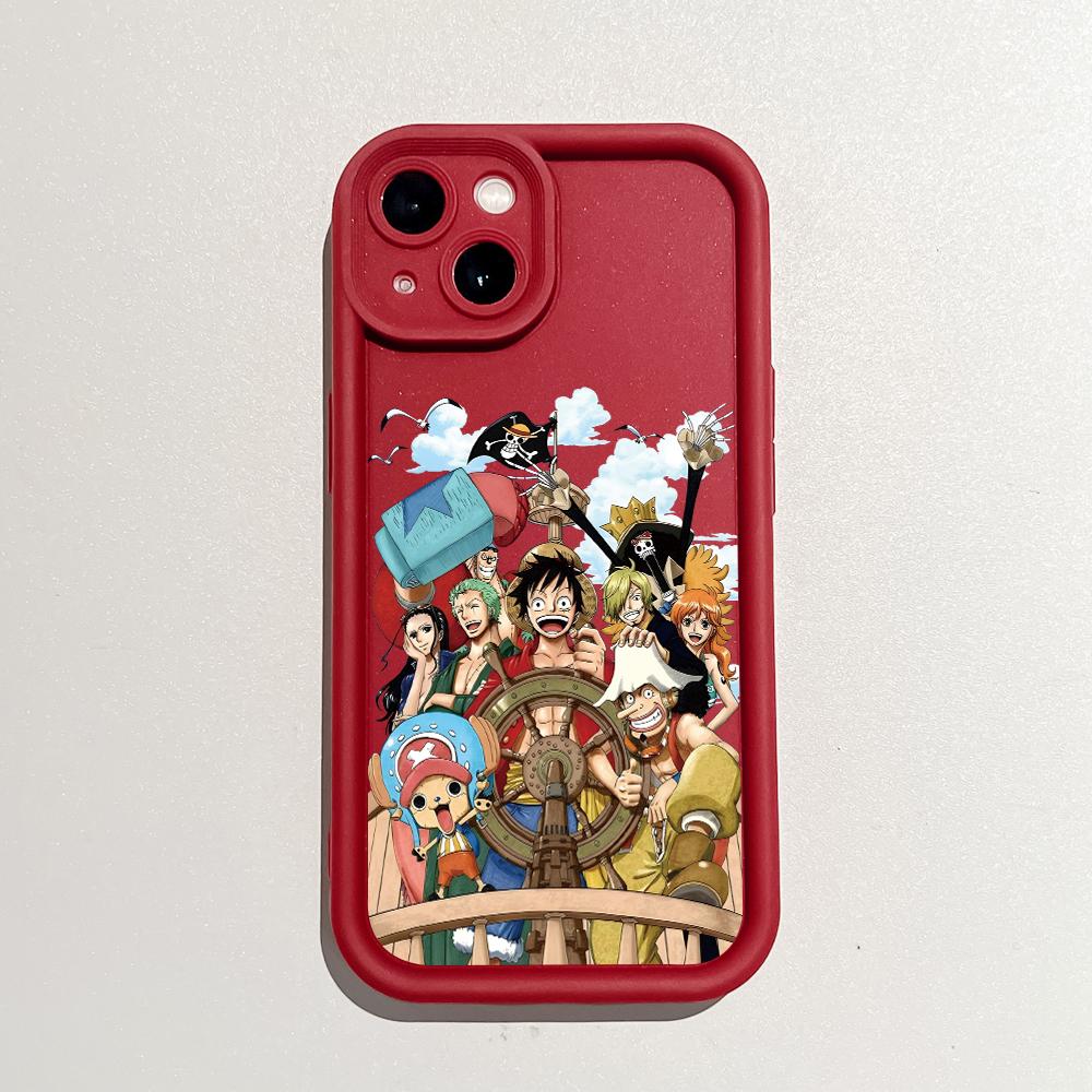 Soft Silicone Square Ladders Cartoon Pattern Full Cover Camera Protection Shockproof Case for iPhone Infinix Tecno Vivo