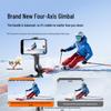 360° Rotating Aluminum Selfie Stick Tripod with Anti-Shake and Universal Live Streaming Holder