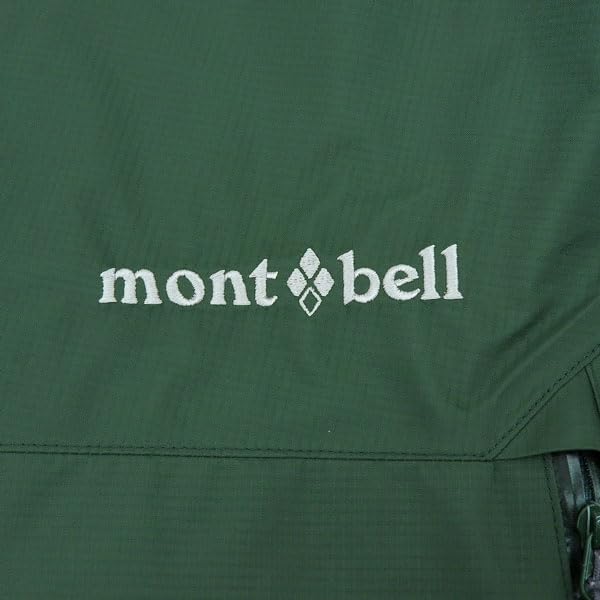 mont-bell Raincoat Rainwear Rain Dancer Jacket Nylon 1128618 Green [Montbell] Men's (Dark (STGN)/S)