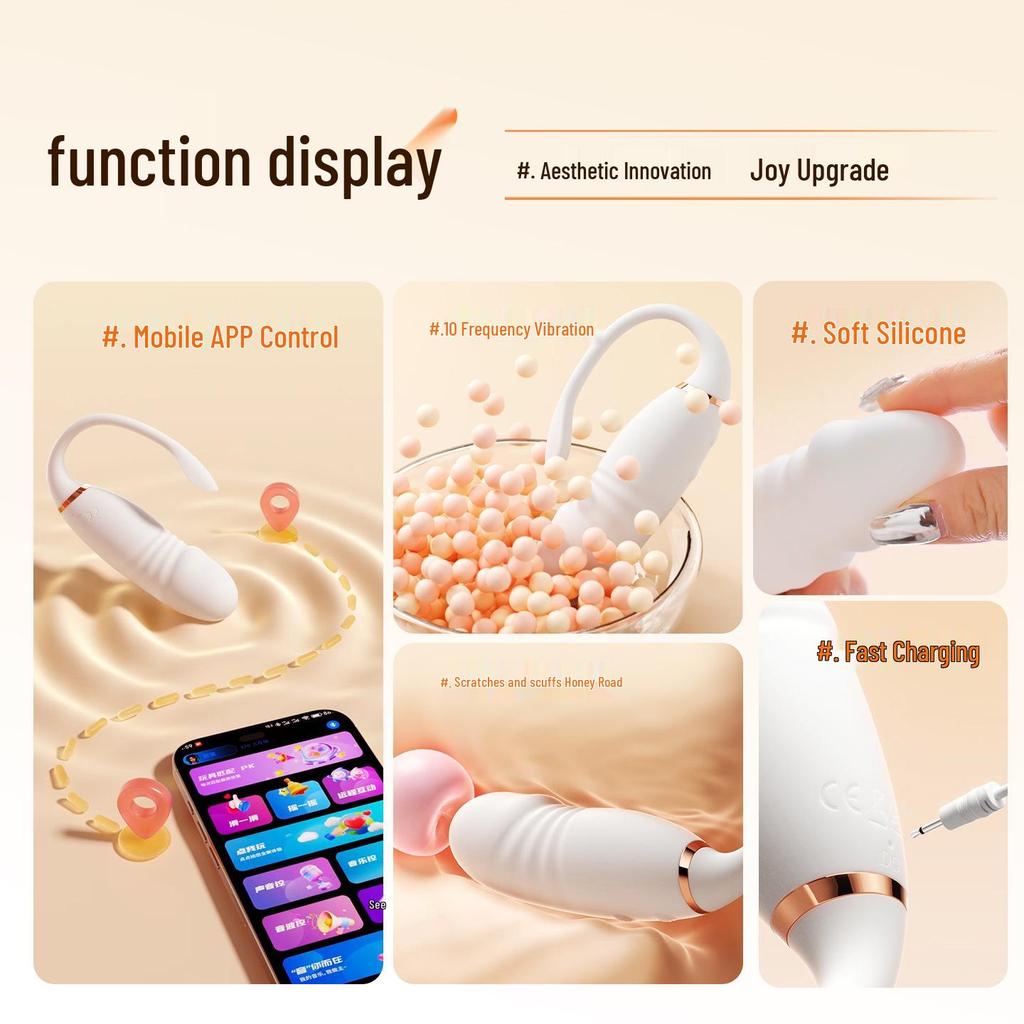 Laolusi Yuxin Clitoral and Extension Vibrator for Female Pleasure