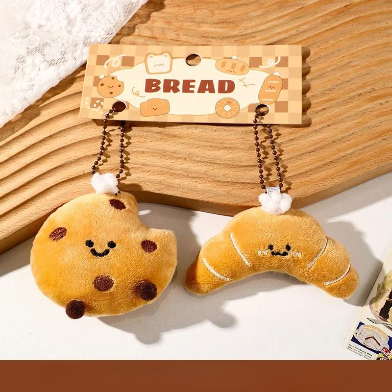 Cute Bread, Plush Bags, Pendants, Keychains, Accessories Backpack Accessories