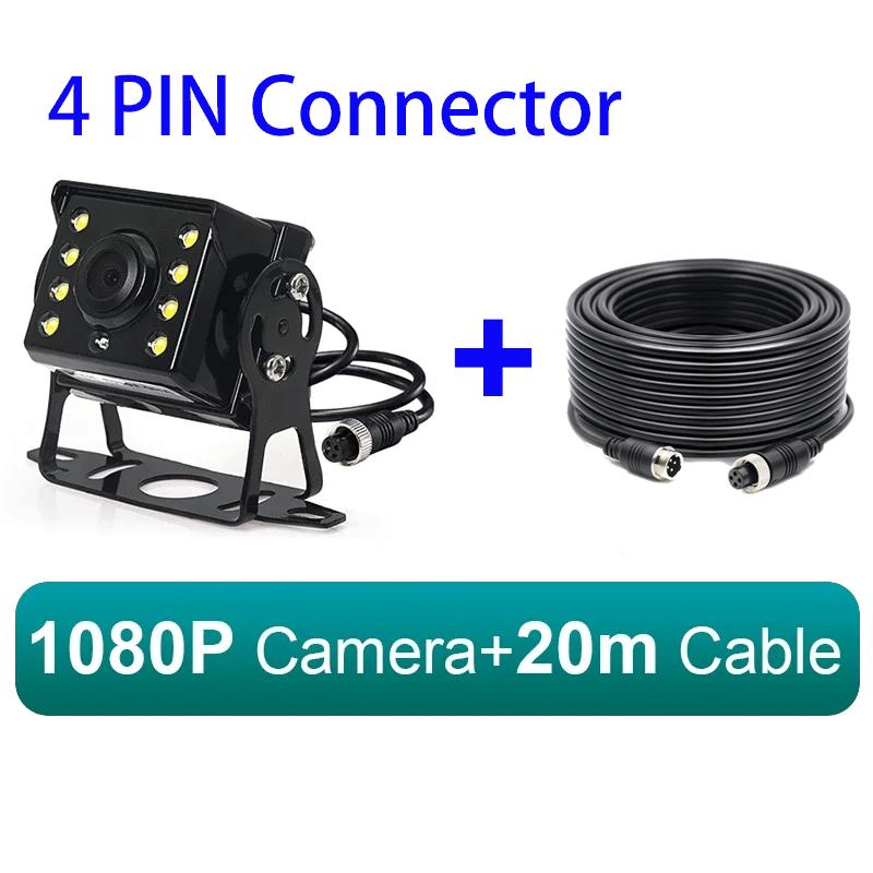 170° AHD 1920*1080P High Definition Truck Starlight Night Vision Rear View Camera For Truck Bus RV Tractors