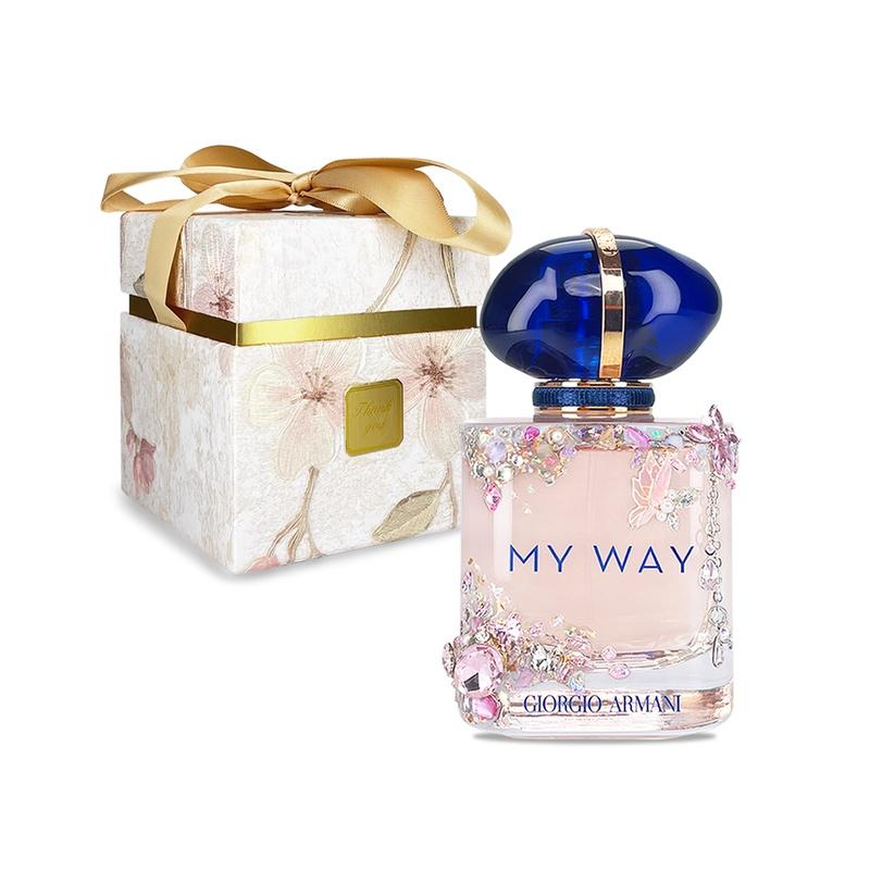 Armani [Индивидуальный парфюм] MYWAY Radiant Star Dream Классическое издание Парфюм Само-Безграничный Древесно-Цветочный Аромат Интенсивный Парфюм EDP коричневый