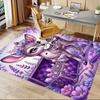 1 Stück Hirsch Schmetterling Rutschfester Teppich, Büro, Familie, Schlafzimmer, Studio - Großer Teppich, Lebendige Farben-C0483