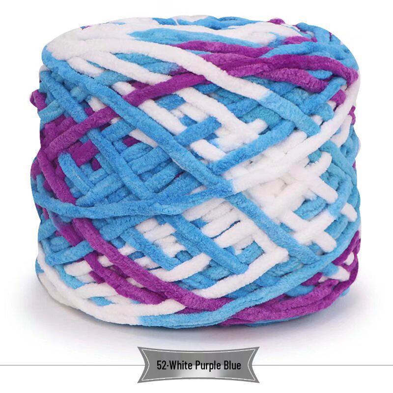 3.3 Große Eiswollknäuel für handgestrickte Häkelschuhe & zum Weben von Schals - Dicke Wolle für Damen & Herren