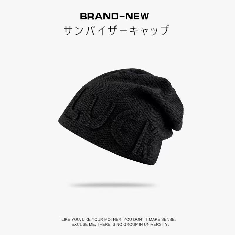 Pullover pile hat women's autumn and winter fashion show a small face, windproof and cold protection, ear protection, retro baotou hat tide adult