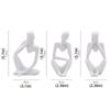 Nordic Home Decoration Abstract Thinker Statue Miniature Resin Sculpture Figurines Home Desktop Decoration Sculpture Ornaments