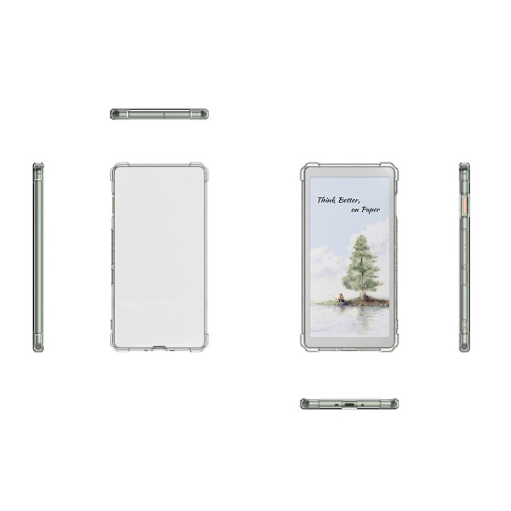 Anti-fall 6.13" E-Reader Case Wear Resistant Air Bag Protective Cover Transparent TPU for Viwoods AiPaper Reader/Reader C