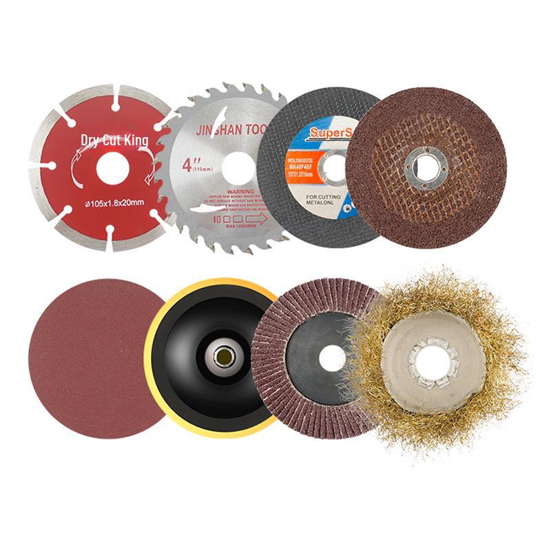 Set de conversie polizor cu unghi variabil și burghiu pentru tăiere și lustruire