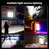 Portable Handheld Flashlight Solar Charger High-power Emergency Lighting Searchlight Waterproof Outdoor Maintenance Work Light