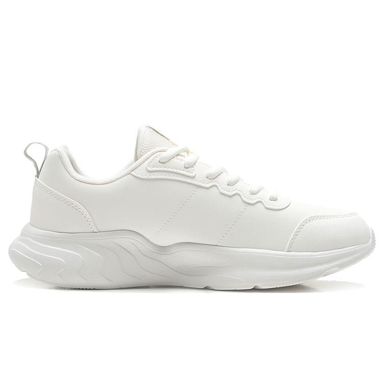 Anta Running Collection Textile, Synthetic Leather Slip Resistant Low Top Casual Running Shoes Men's White 912345527-7