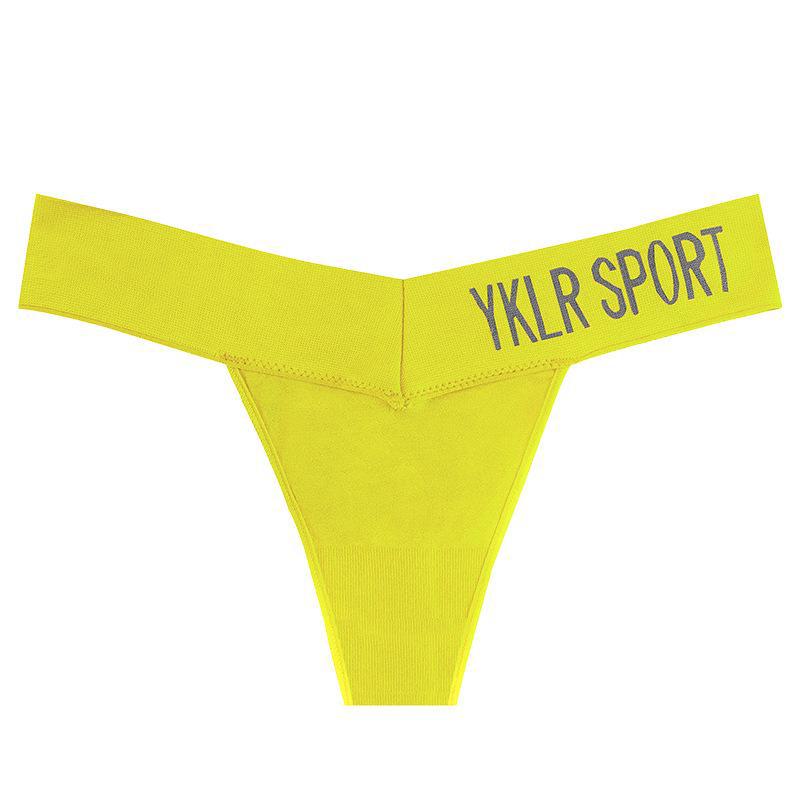 Perizoma Seamless a Vita Bassa da Donna Europea e Americana - Sexy Sportivo Fitness Design Profondo a V Vita Larga