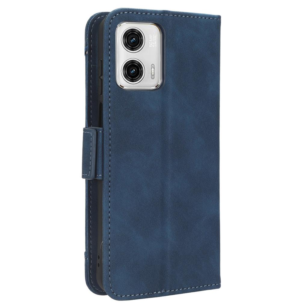 For Motorola Moto G53 5G PU Leather Wallet Stand Cover Multiple Card Slots Shockproof Phone Case