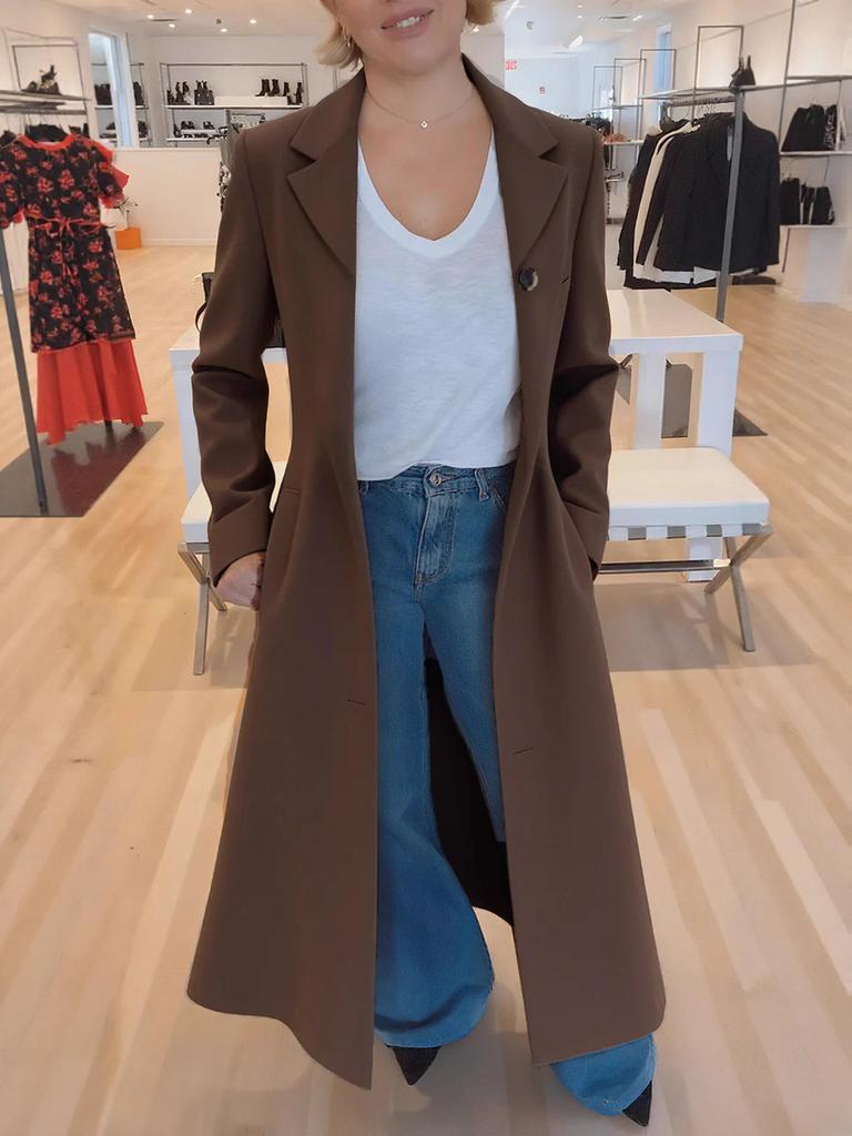 Jaqueta feminina nova para outono/inverno com estampa de leopardo, estilo corta-vento casual, ideal para o trabalho.