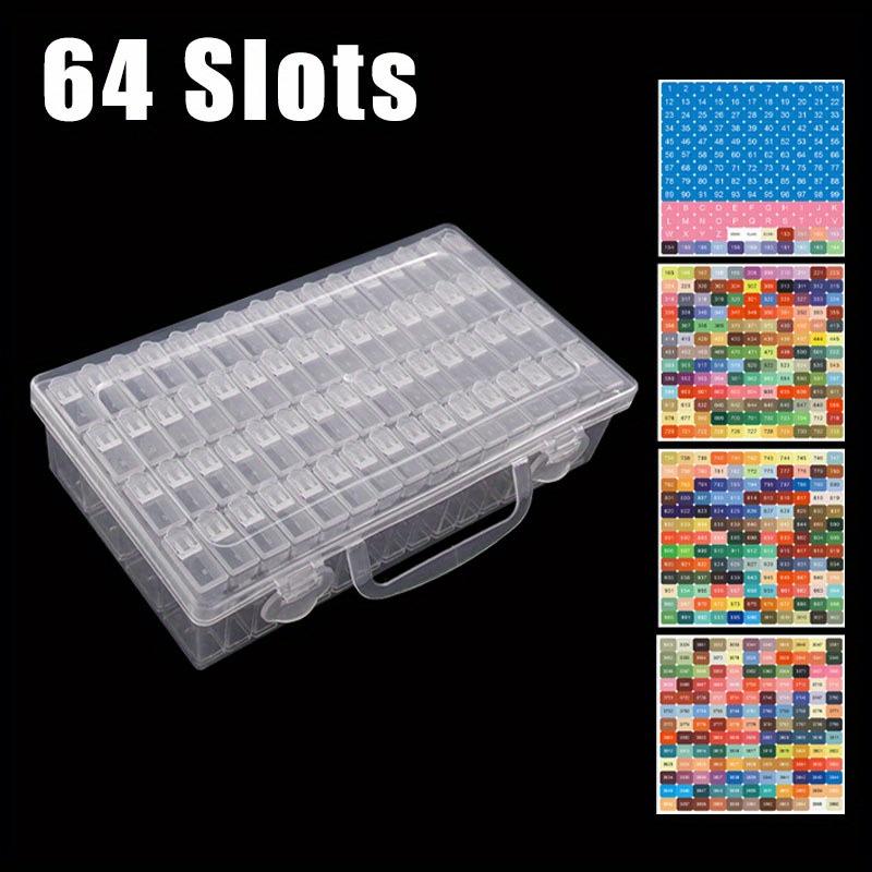 Пластиковый ящик для хранения Сделай сам Алмазная вышивка Бусины Шармы Ювелирные аксессуары Органайзер Коробка Прозрачный Прямоугольный Органайзер для бусин