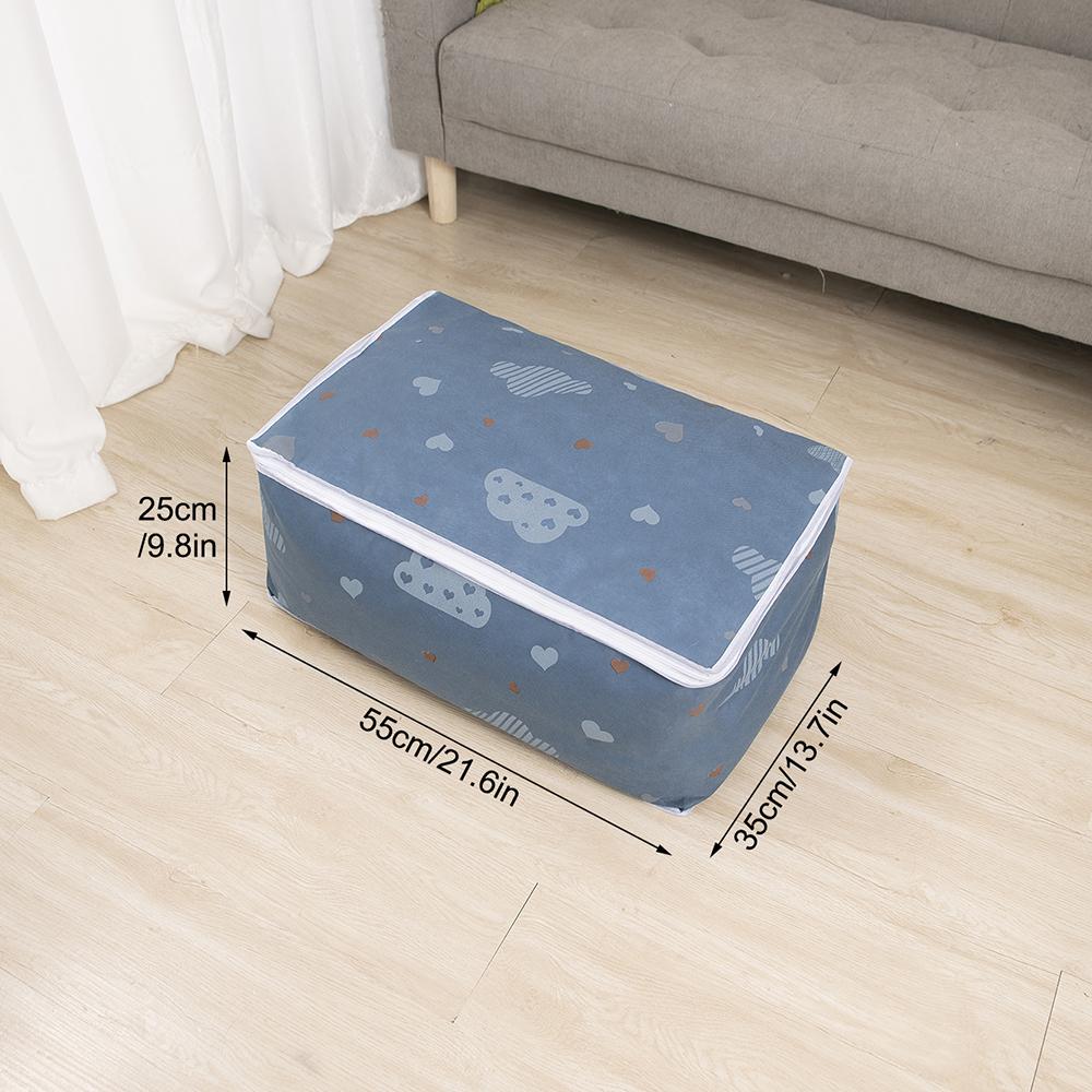 

Большая вместимость бытовая упаковка сортировочная сумка для одежды нетканый хлопковый мешок для хранения одеял новый пыле- и влагонепроницаемый sto