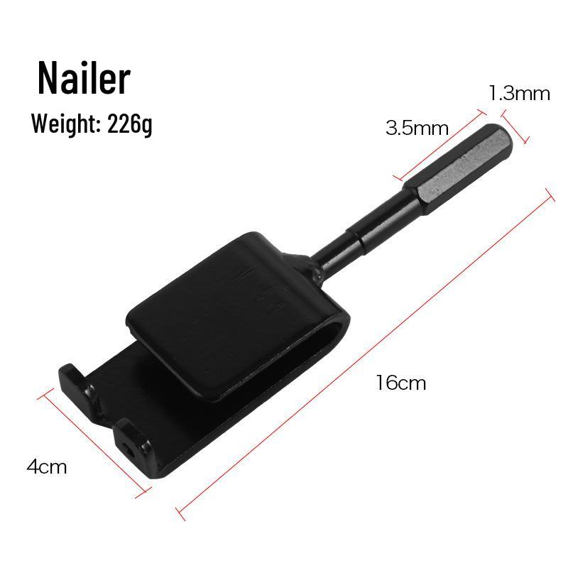 Winter Camping & Ice Fishing Ground Peg Tool: Threaded Snow & Ice Peg for Tent Stabilization