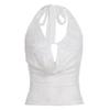 Elegant Lace Halter V-Neck Tank Top – European & American Style