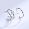 1Pc Ear Clip Non-Piercing Shiny Visual Effect All Match Ear Cuff Women Butterfly Jewelry Earring Fashion Accessory