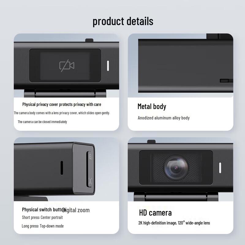 Hikvision DS-UVC-U64 Pro 2K USB Video Conference Camera