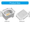 Thickened Camping Stove Solid Fuel Stove for Hiking Camping Picnics Foldable Solid Alcohol Stove with Wind Deflector