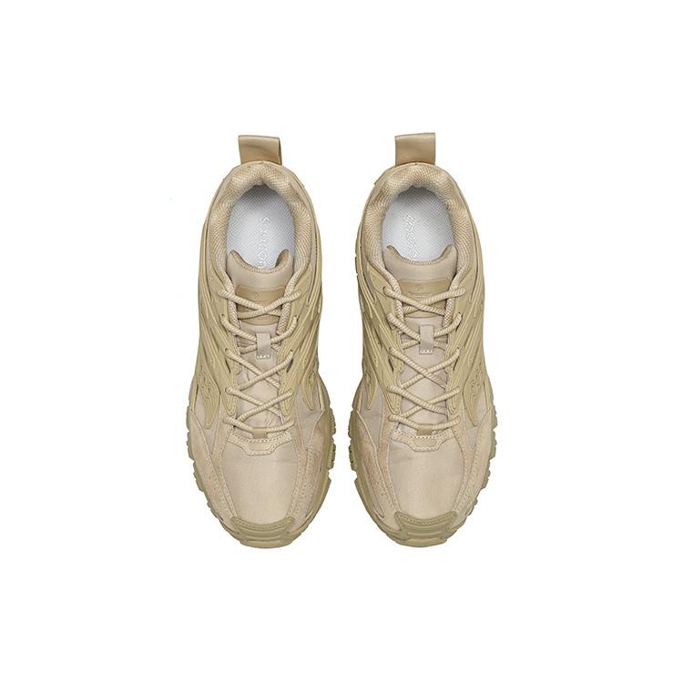 Saucony Cushioning Slip Resistant Abrasion Resistant Low top Casual Running Shoes Unisex Sand S79044-5