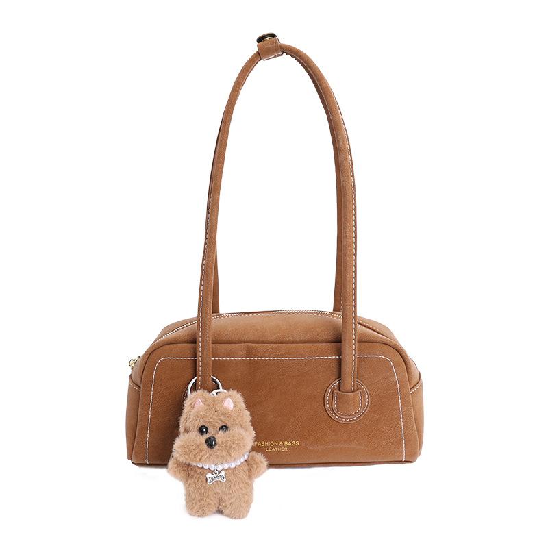 Lässige Umhängetasche, Kordelzug-Ein-Schulter-Tasche, Schlichte Achseltasche, Wolkentasche