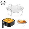 Multifunctional Roasting Rack Airfryer Dehydrator BBQ Rack Steamer Roasting Cooking Tools Air Fryer Accessories Stainless Steel