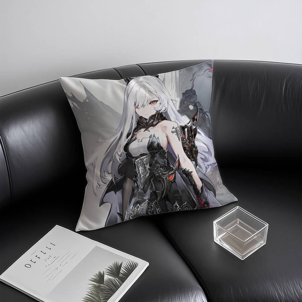 

Anime Game D-Duet N-Night A-Abyss Pillow Case Anti-dustmite Invisible zipper Sofa Bed 12x12Inch