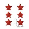 6Pcs Glitter Gold Silver Star Christmas Ornaments Star Embellishments Pendant for Xmas Tree Hanging Navidad New Year Party Decor