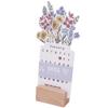 Flowers Desk Calendar 2026 Small   Standing Decorative Floral   School Desktop Accessories