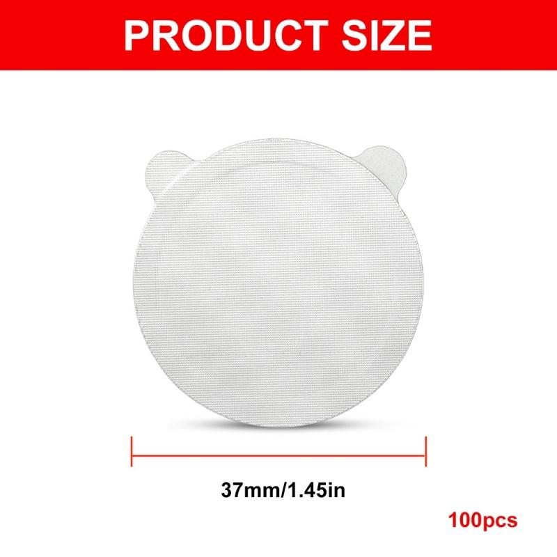 100 Pack Aluminum Foil Pods Covers Coffee Pods Foil Lids Coffee Sealers Coffee Pods Stickers Aluminum Foil Cover Set