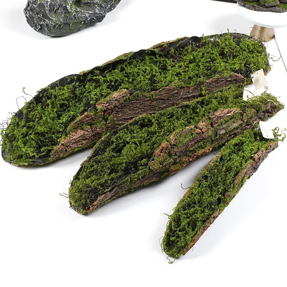 1 Imitationsrinde Moos Pflanzmoosblöcke DIY Simulation Grüne Pflanzen Für Gartendekoration
