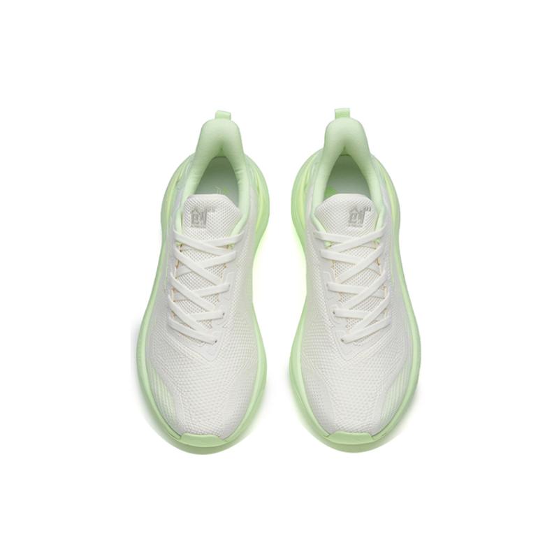 Anta 2.5 Breathable Lightweight Low-Top Running Shoes Women's White Green Sneakers 122235582-7