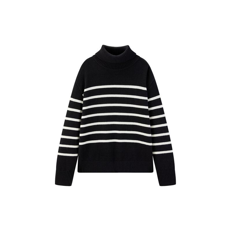 PEACEBIRD Women's Striped Knit Sweater