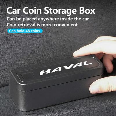 Car Coin Storage Change Box Creative Purse Euro Dispenser Holder For Haval Jolion H1 H2 H3 H4 H5 H6 H7 H8 H9 M6 F7x M4 F5 F7