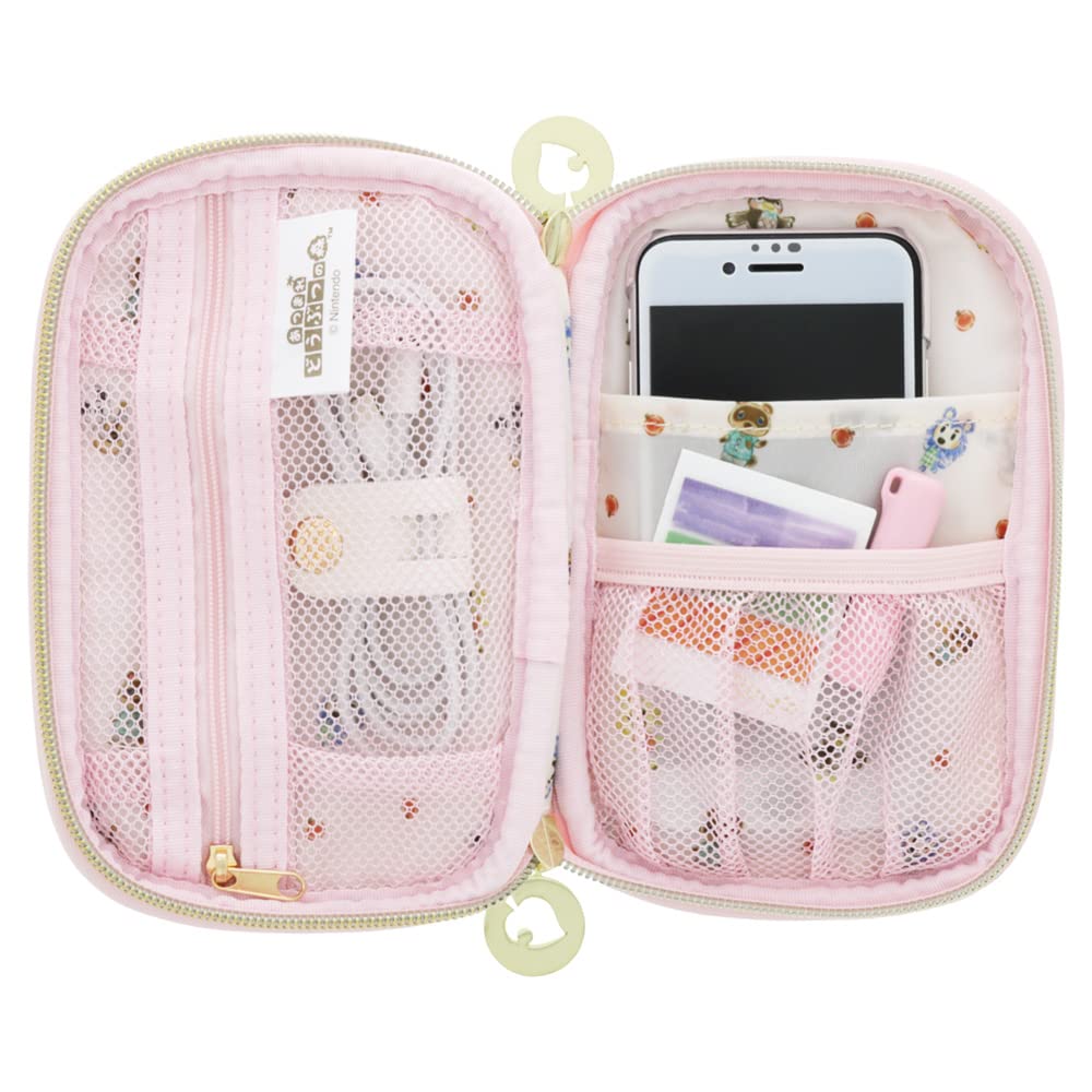 Sunstar Stationery Animal New Horizons Pouch Gadget S2321130 Crossing Pouch, Ivory,