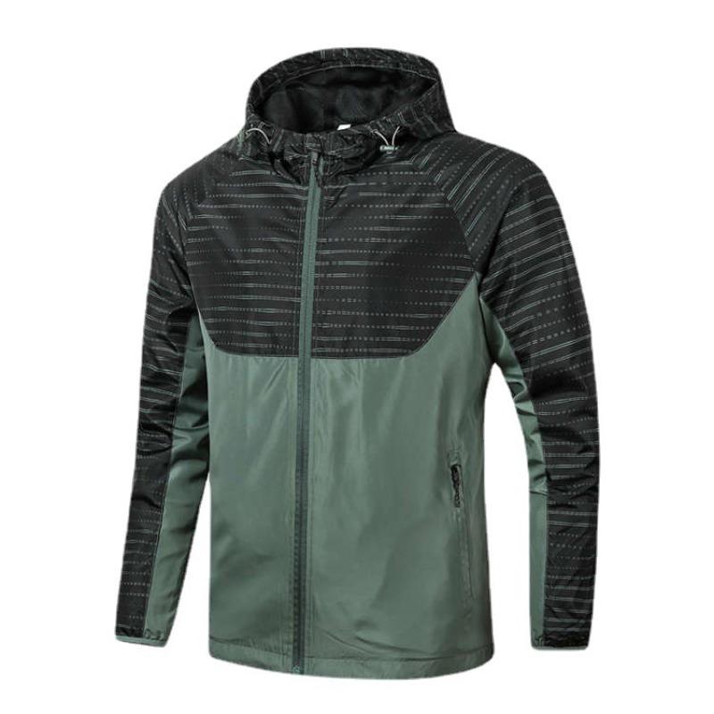 

Men s Spring and Autumn Hooded Windbreaker Mountaineering Jacket Casual Jacket Men s Outdoor Sports Jacket for Men 4XL