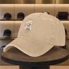 Westie Dog Print Washed Baseball Cap Adjustable Cotton Outdoor Casual Unisex