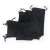 10 st Mjuk Vattentät Solglasögonpåse med Dragsko Mikrofiber Dammfri Pouch Bärbar Förvaringsväska för Glasögon