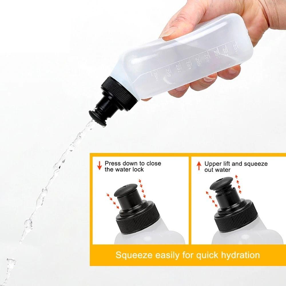 Plastic Sport Water Bottle Leak-Proof Drinking Bottle Running Water Bottle  Outdoor Running