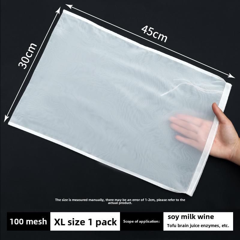 Ultra-Fine Kitchen Filter Bag for Drain, Soy Milk, and More