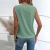 Women Lace Trim Tank Tops V Neck Fashion Casual Sleeveless Blouse Vest Shirts